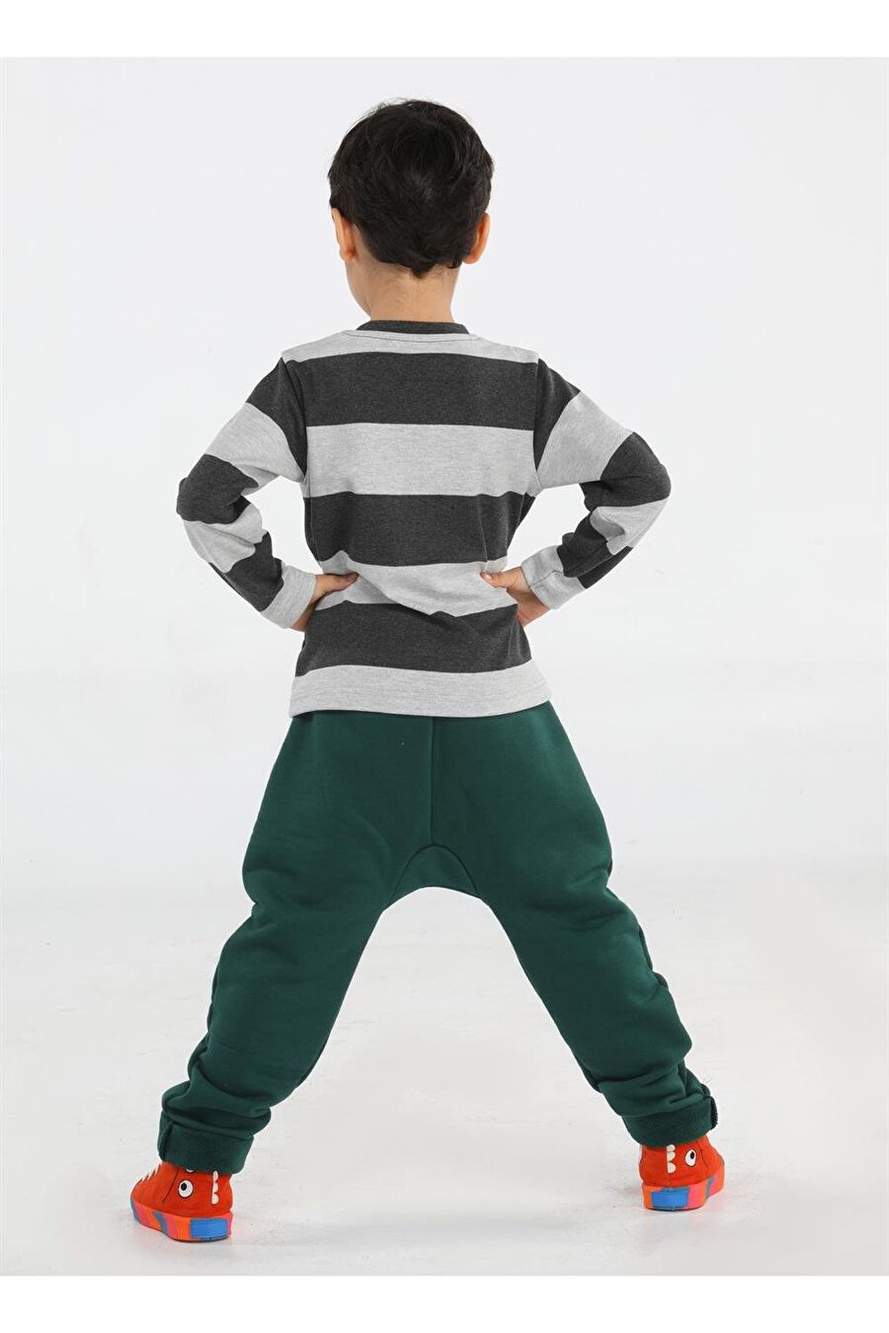 Yesil T Rex Cepli Baggy Pantolon T Shirt — صورة المنتج 3 من 5
