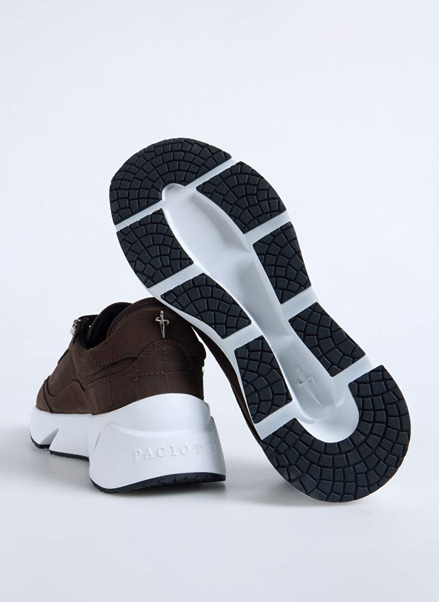 Paciotti Kahverengi Erkek Suet Deri Sneaker Lu68600nb008 — صورة المنتج 4 من 5
