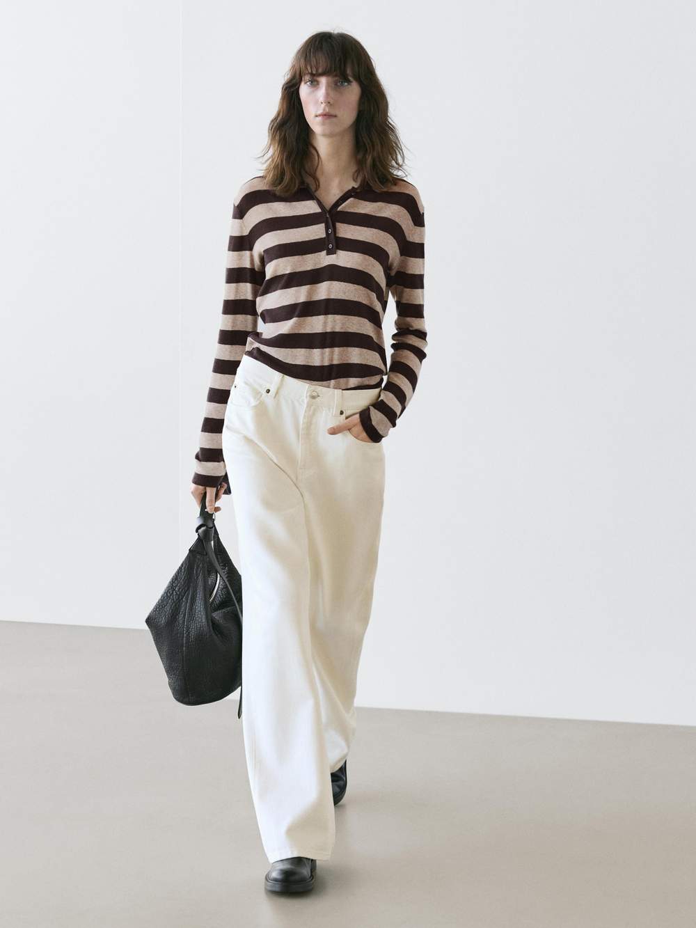 Cotton blend knit polo sweater — Product image 14 of 19