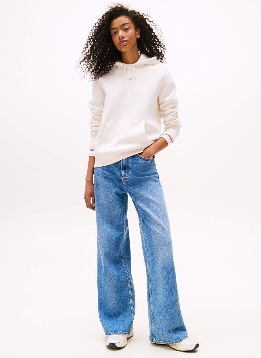 Beyaz Kadn Pamuklu Sweatshirt Dw0dw21963ybh — Product image 6 of 20