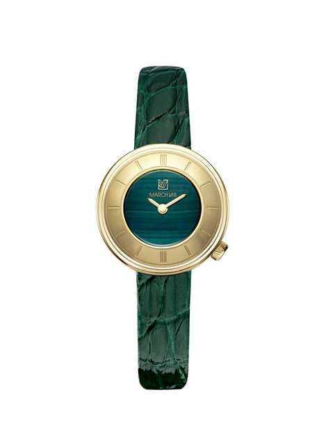 Lady Volante Ladyvemaal03 Green Leather Ladies'watch