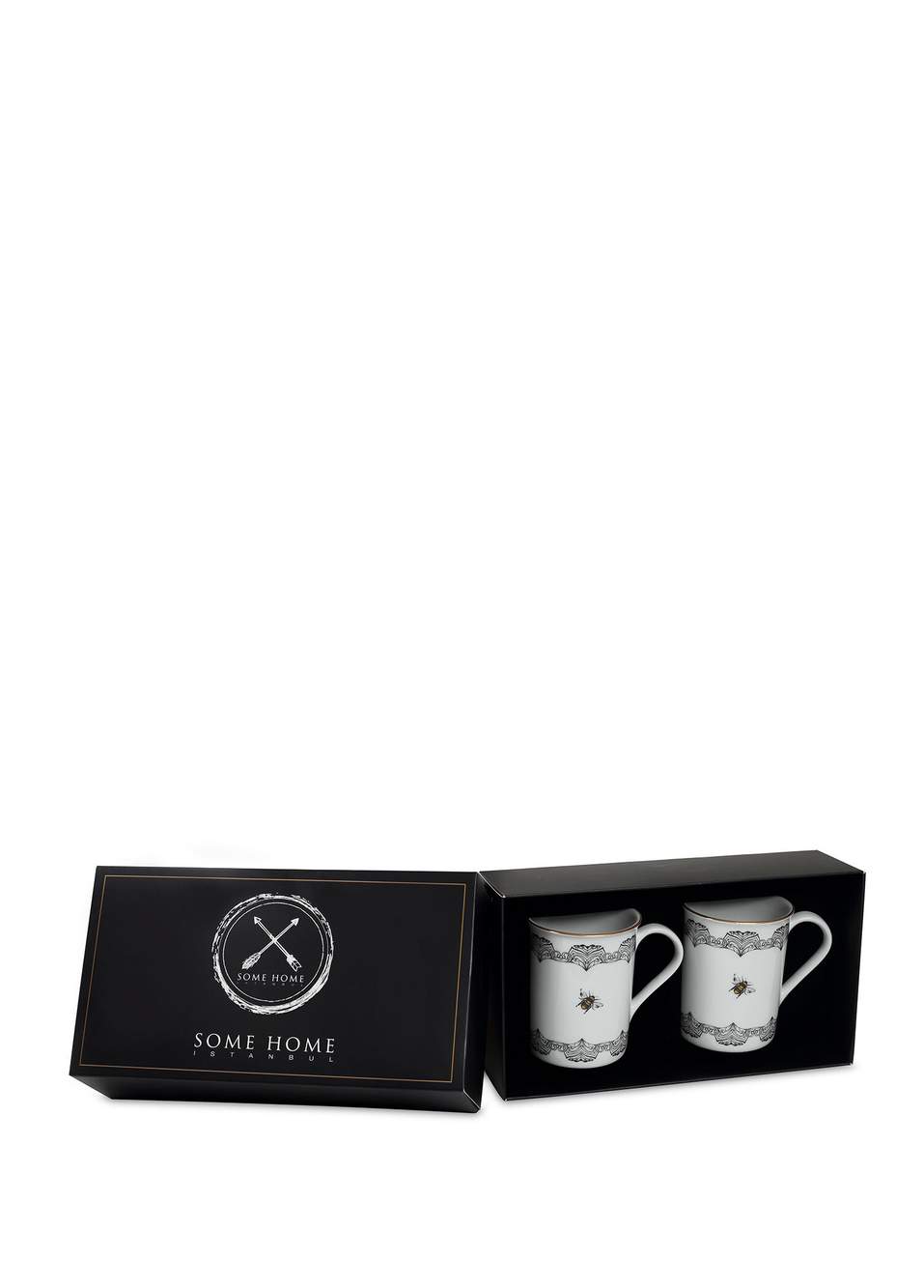 Bee Happy Collection Arı Figürlü 2'li Kupa Set — صورة المنتج 4 من 4
