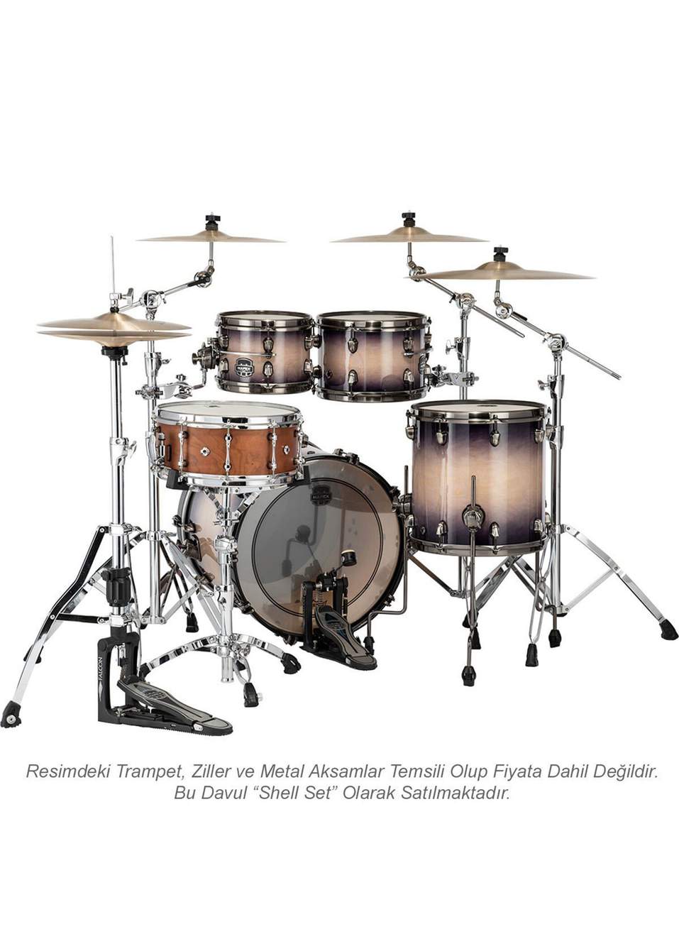 Saturn EVO Maple 20+10+12+14F Acoustic Drum SE504XMBPZ — صورة المنتج 3 من 4