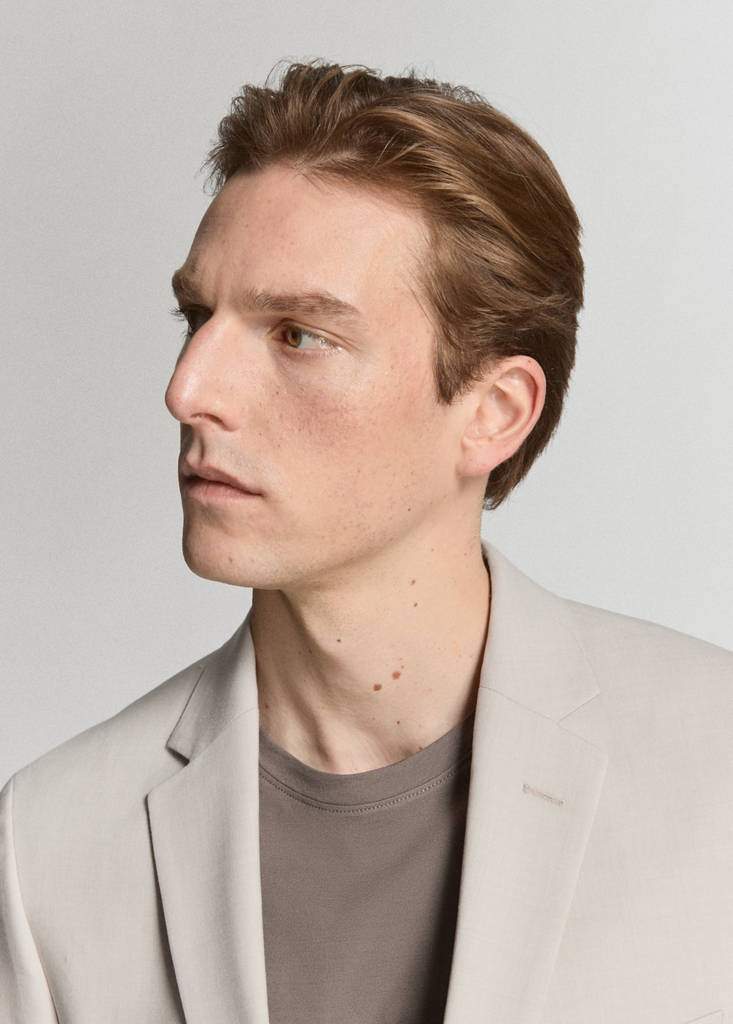 Super slim-fit suit jacket in stretch fabric — Product image 30 of 30