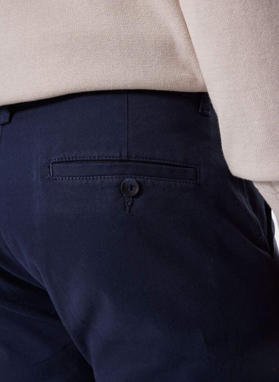 Limon Lacivert Erkek Basic Düz Chino Pantolon MML4WM-PNT9515 — صورة المنتج 7 من 7