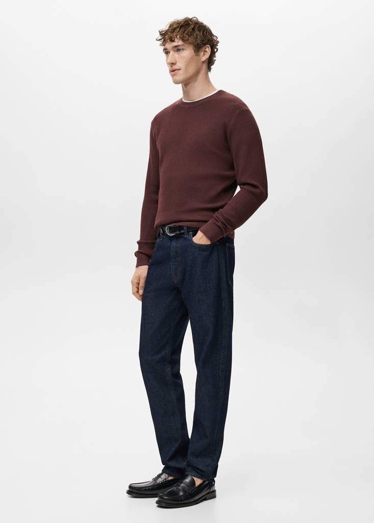 Fine rib-knit cotton sweater — Product image 14 of 30