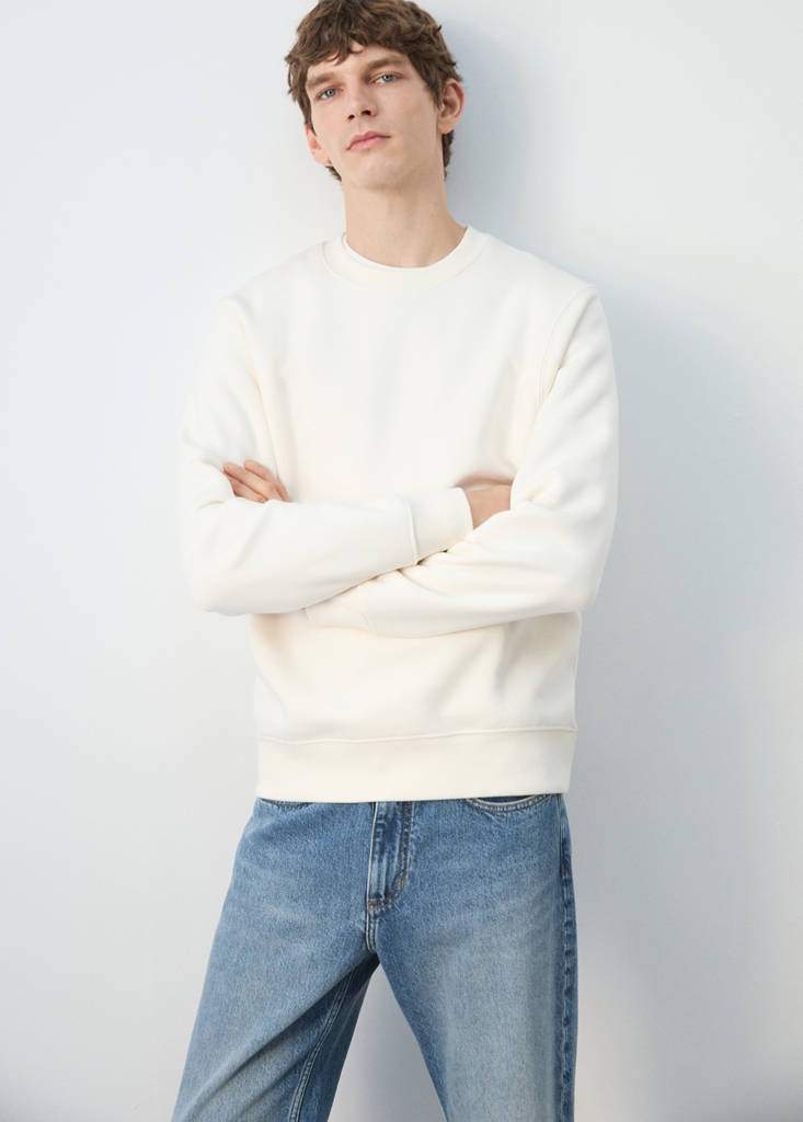 Cotton sweatshirt with soft-touch lining — Product image 15 of 30