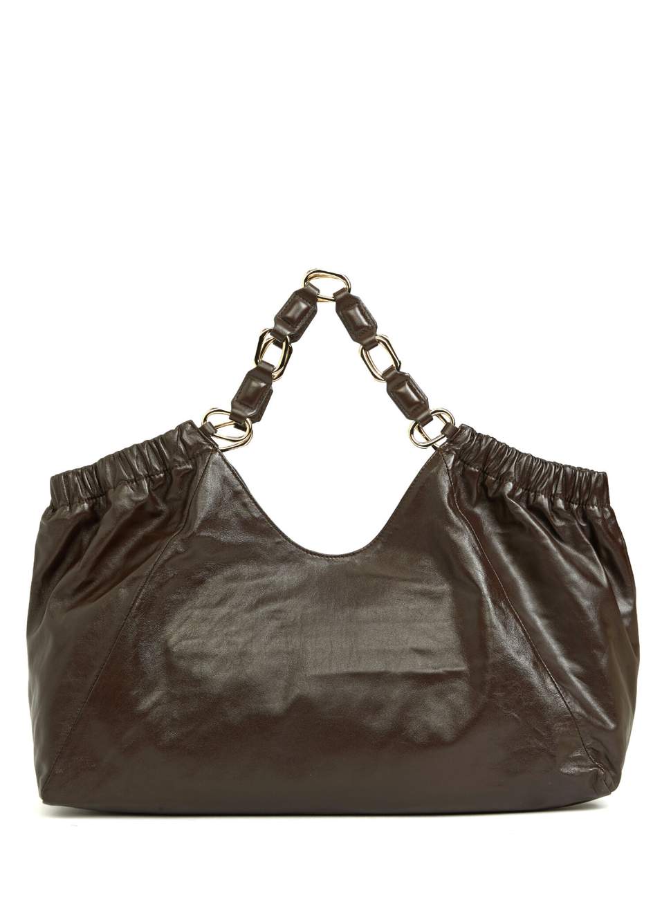 Kate Dark Brown Women's Leather Shopping Bag — Product image 4 of 5