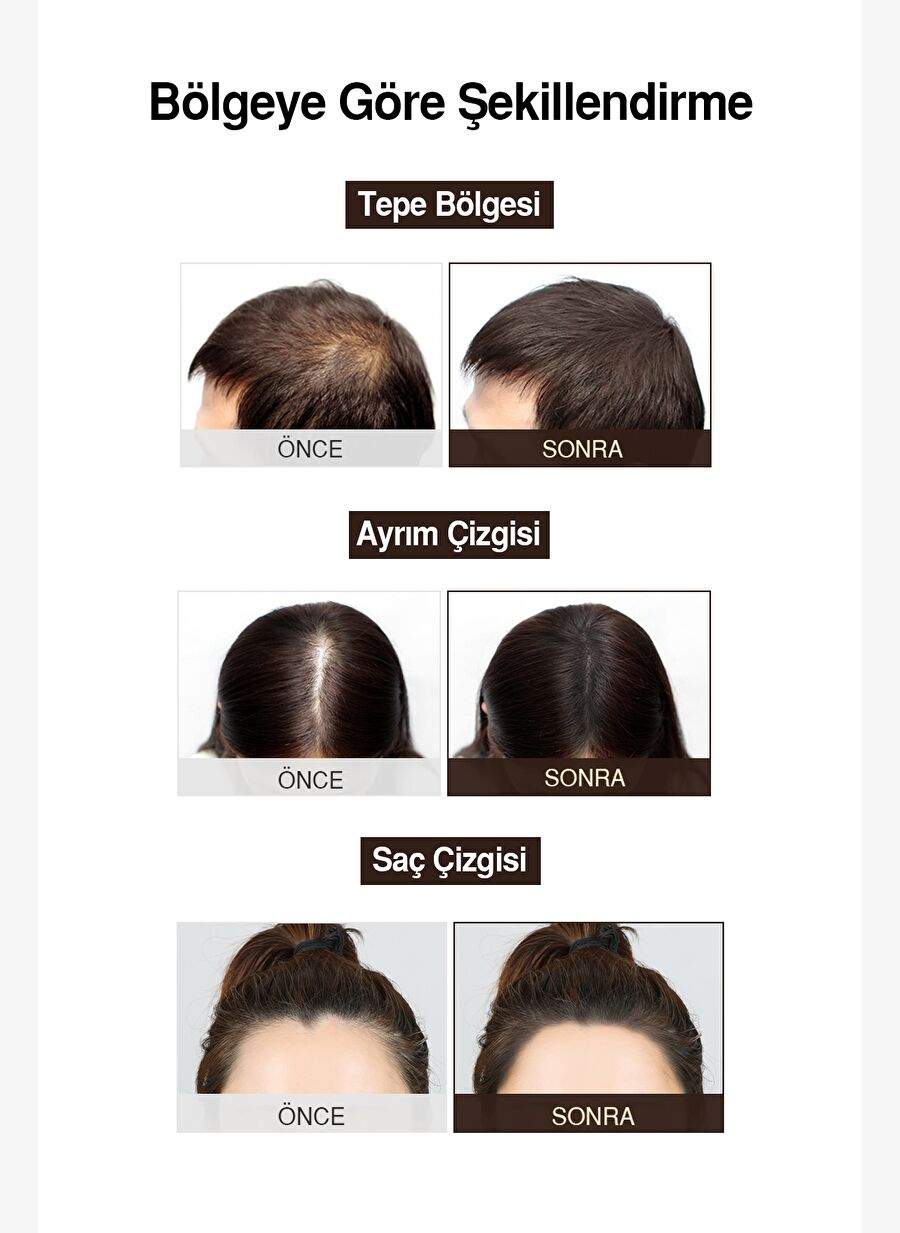 Water & Sweat Resistant Concealer Brown Hair Cushion Topik DASHU Daily Easy Cover Hair Cushion Brown — Product image 3 of 8