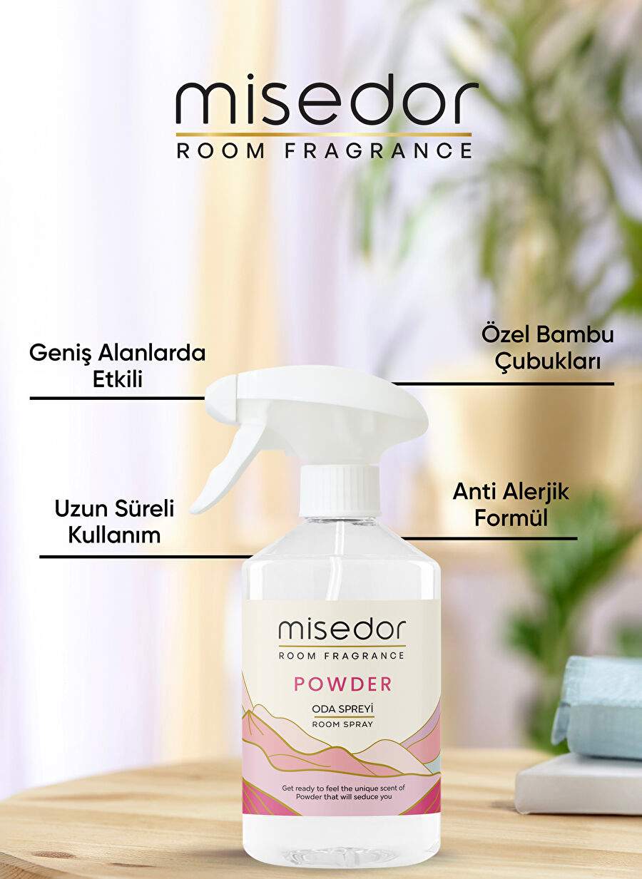 Misedor Oda Spreyi POWDER ODA SPREYİ 500 ML — Product image 5 of 9
