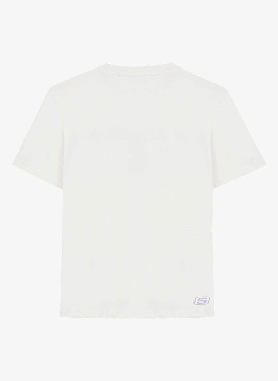 قميص بطبعة الفتيات البيض SK241034-102-Graphic Tee G Shrt Slv — صورة المنتج 6 من 6
