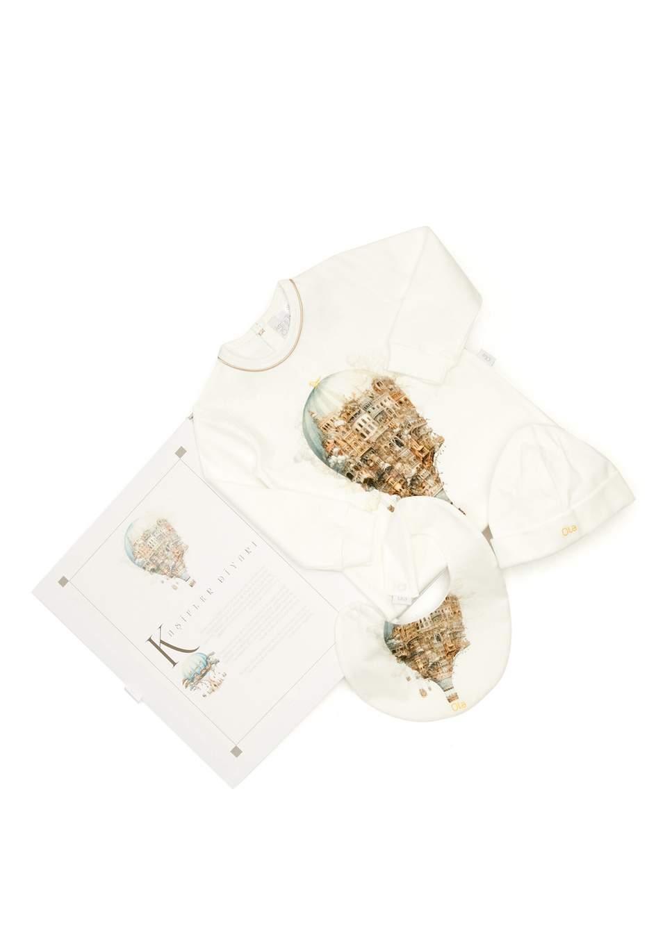 Desenli Biyeli Bebek Tulum Takım Kaşifler Diyarı — Product image 4 of 5