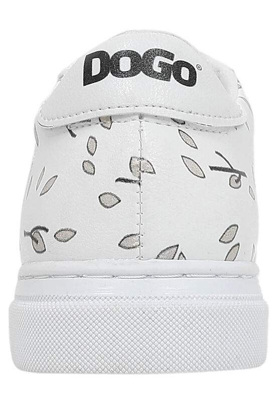 Kids Vegan Leather White Sneakers - Lemur Design — Product image 8 of 8