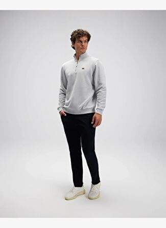 Ellesse EM580-GI ذكر نصف زيبر رمادي عرق — صورة المنتج 13 من 25