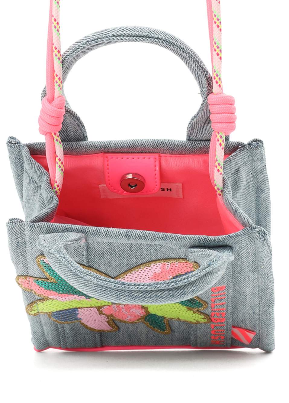 Sequined Leaf Pattern Girl's Handbag — Product image 4 of 4