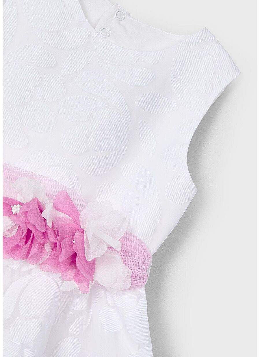 Mayoral Kız Çocuk Çiçek Kemerli Elbise — Product image 4 of 6