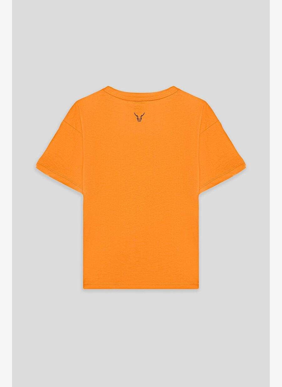 BG Store Erkek Çocuk Turuncu Tshirt — صورة المنتج 3 من 3