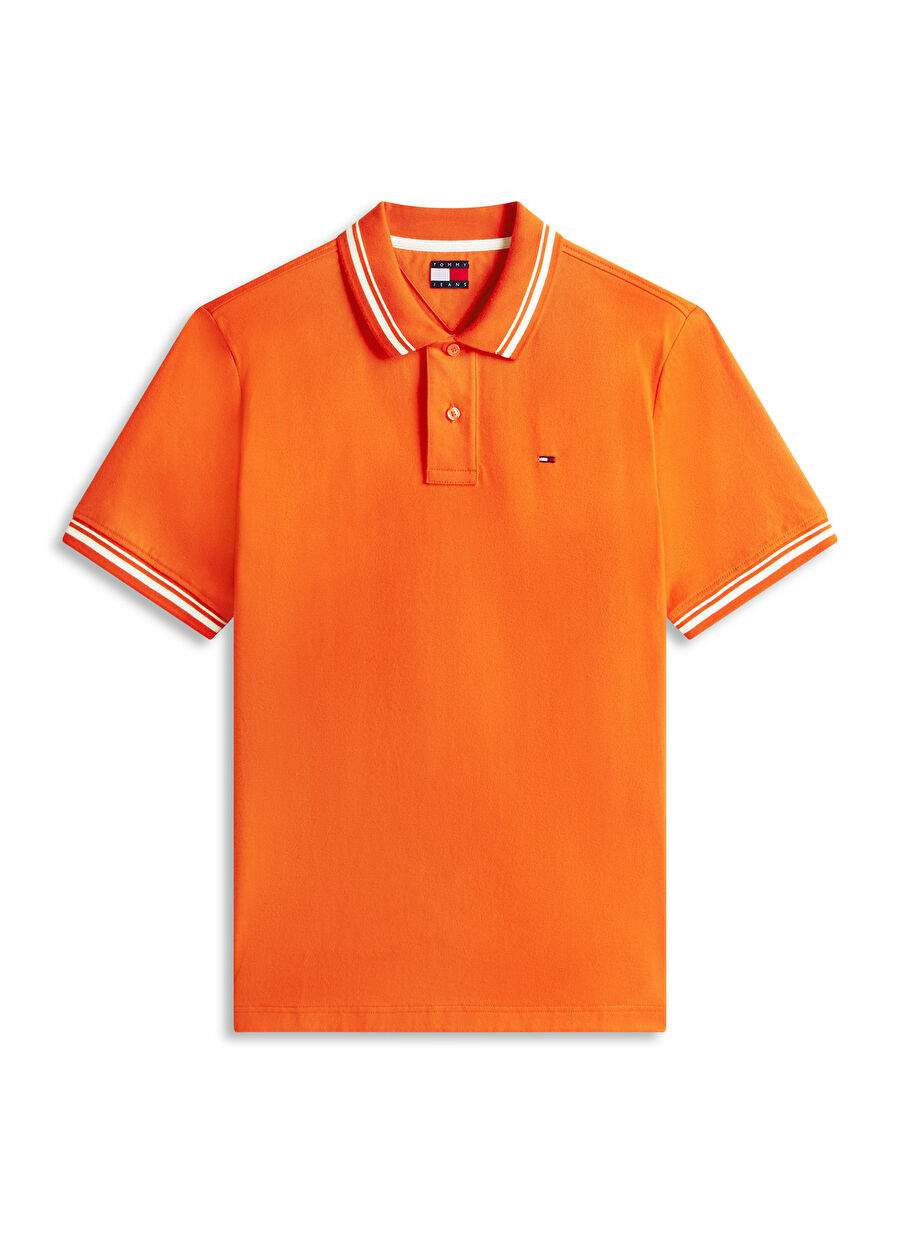 Krmz Erkek 100 Organik Pamuk Polo T Shirt Dm0dm22700xm2 Tjm Reg Tipped Polo — صورة المنتج 5 من 5