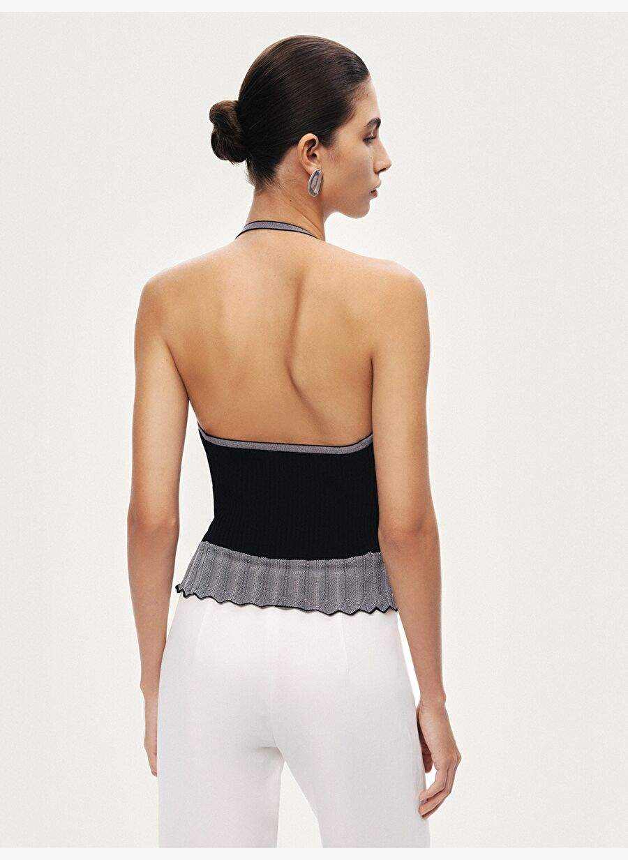 Button Accessory Weightlifting Collar Sweater — Product image 4 of 7