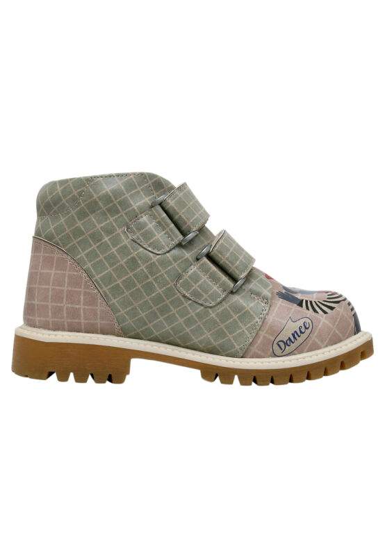 Kids Vegan Leather Multicolor Boots - Bonjour Mon Chéri Design — Product image 4 of 6