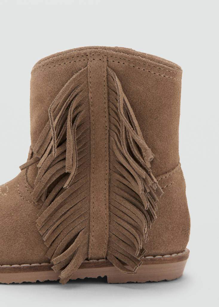 Fringed leather boots — Product image 3 of 4