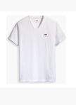 Beige Male 100% Cotton T-Shirt A2084-0000 LSE ORIG HM VNECK WHITE — Product image 15 of 15