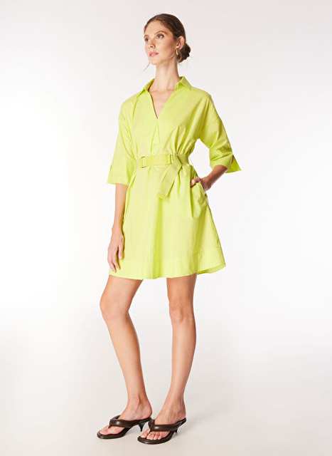 Network Green Midi Women's Dress 1090981