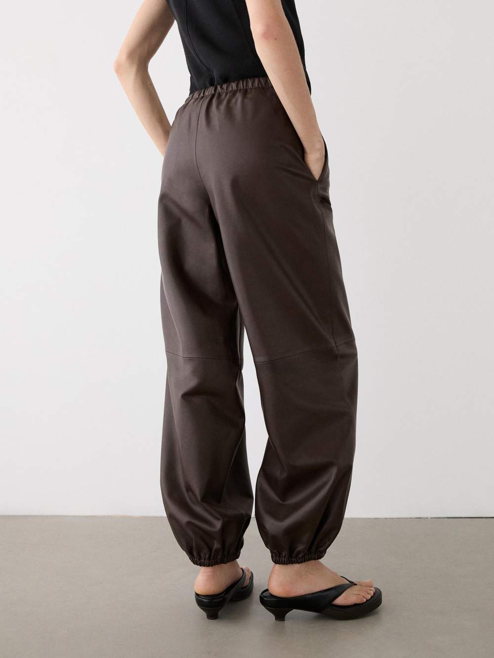 Nappa leather sarouel trousers — Product image 10 of 13