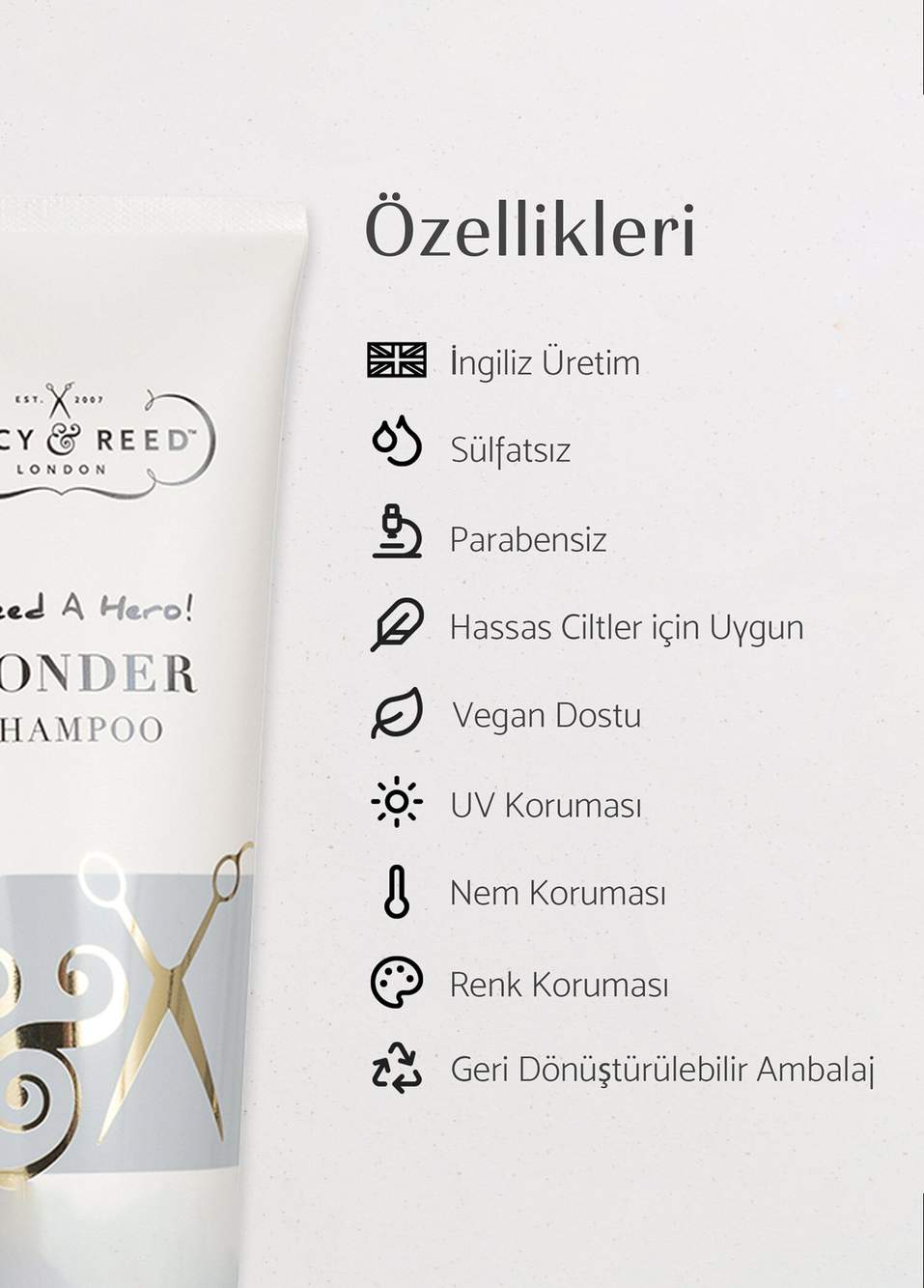 I Need A Hero! Wonder Canlandırıcı Sülfatsız Şampuan 250 ml — صورة المنتج 3 من 5