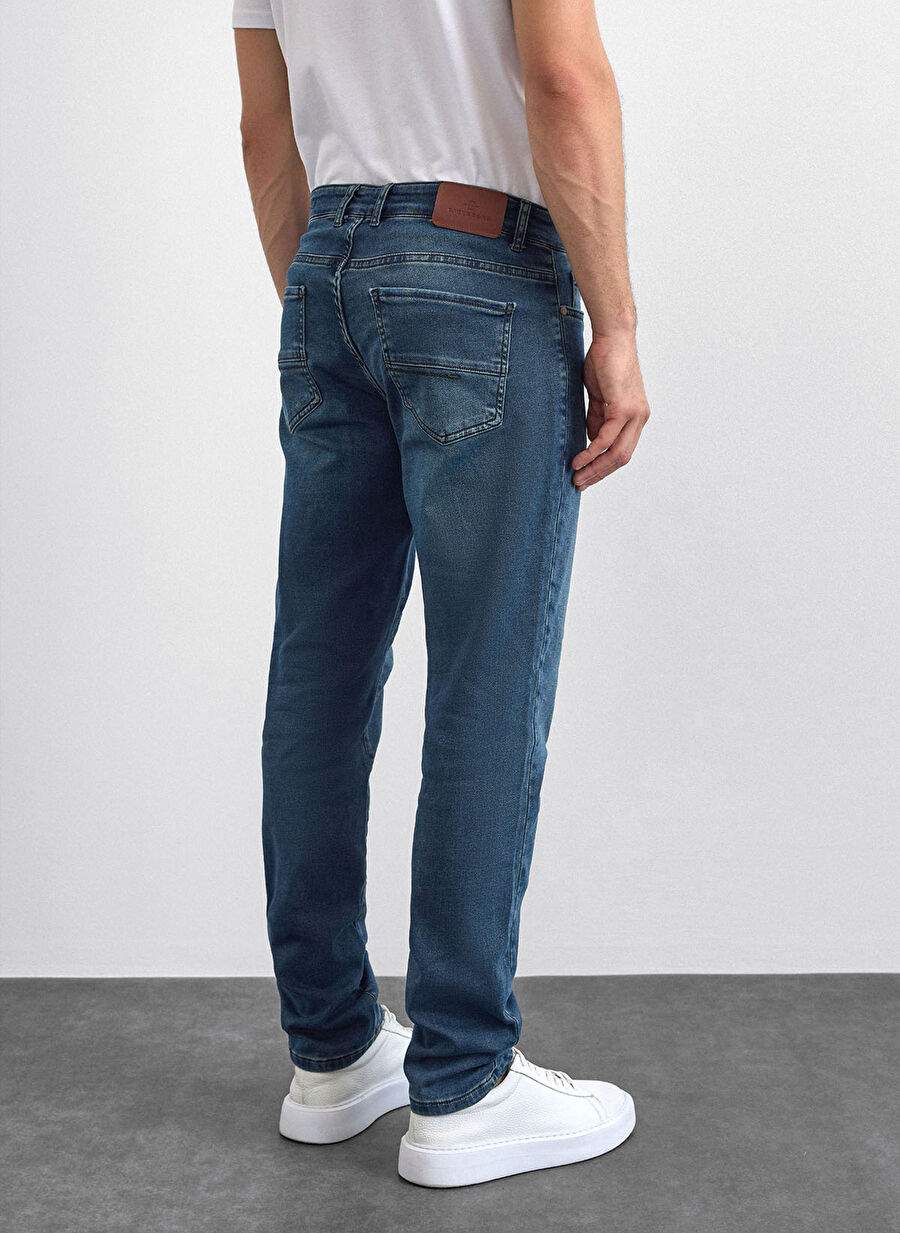 Back And Bond Lacivert Erkek Slim Fit Pantolon B35w35006 — صورة المنتج 5 من 6
