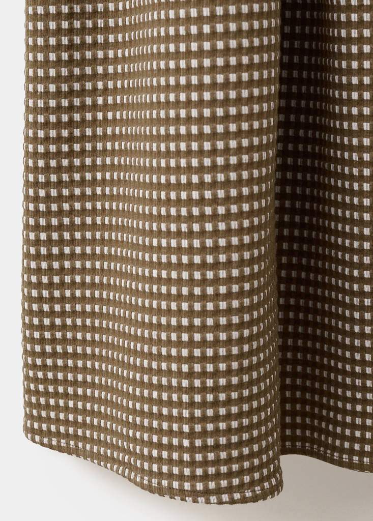 Midi dress with ruched check detail — Product image 4 of 8