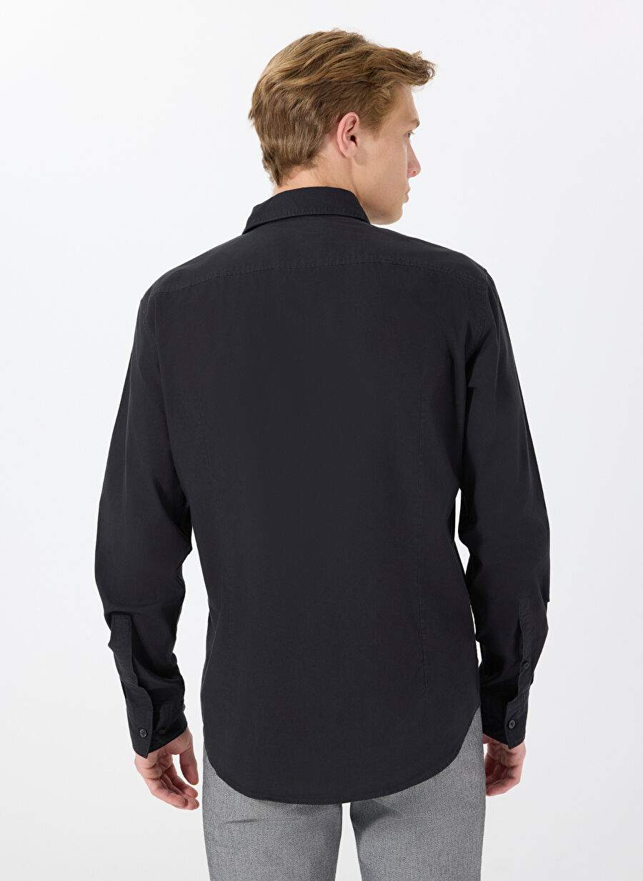 Hugo Siyah Erkek Slim Fit Gomlek 50500216 Ermo 10252145 01 — Product image 5 of 7