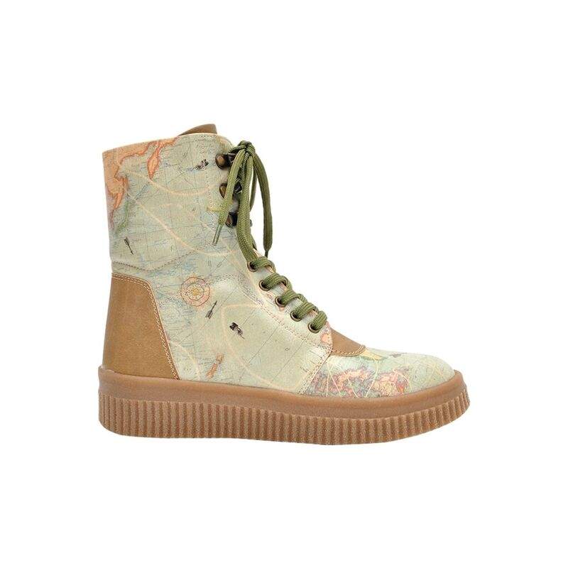 Women Vegan Leather Blue Long Boots - Explore Design — Product image 5 of 8