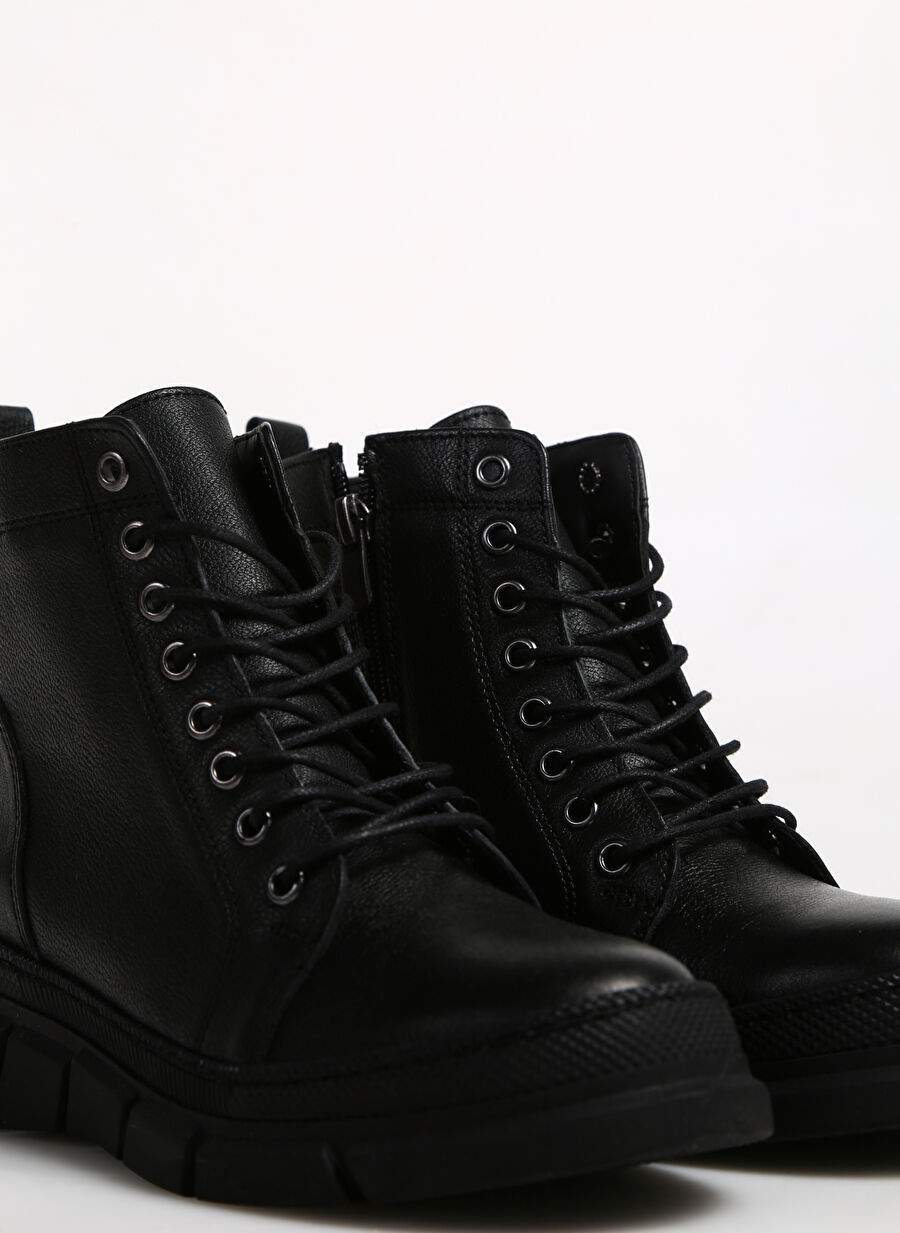 Bulldozer Black Women Leather Boots BUL-240631 — Product image 5 of 5