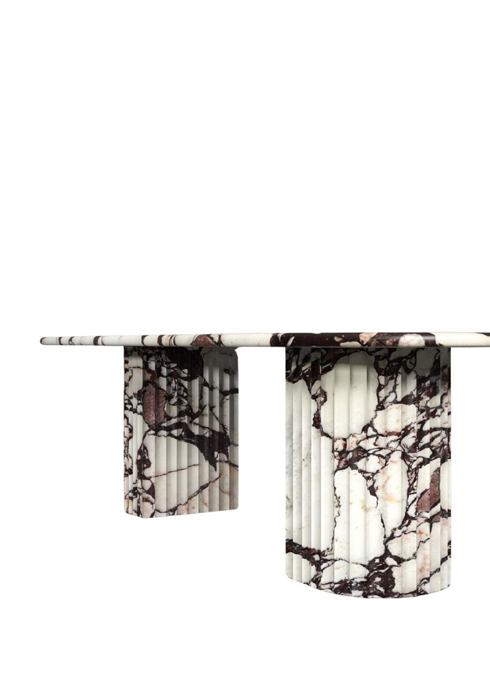 Cielo Kırık Beyaz Mermer Yemek Masası — Product image 4 of 4