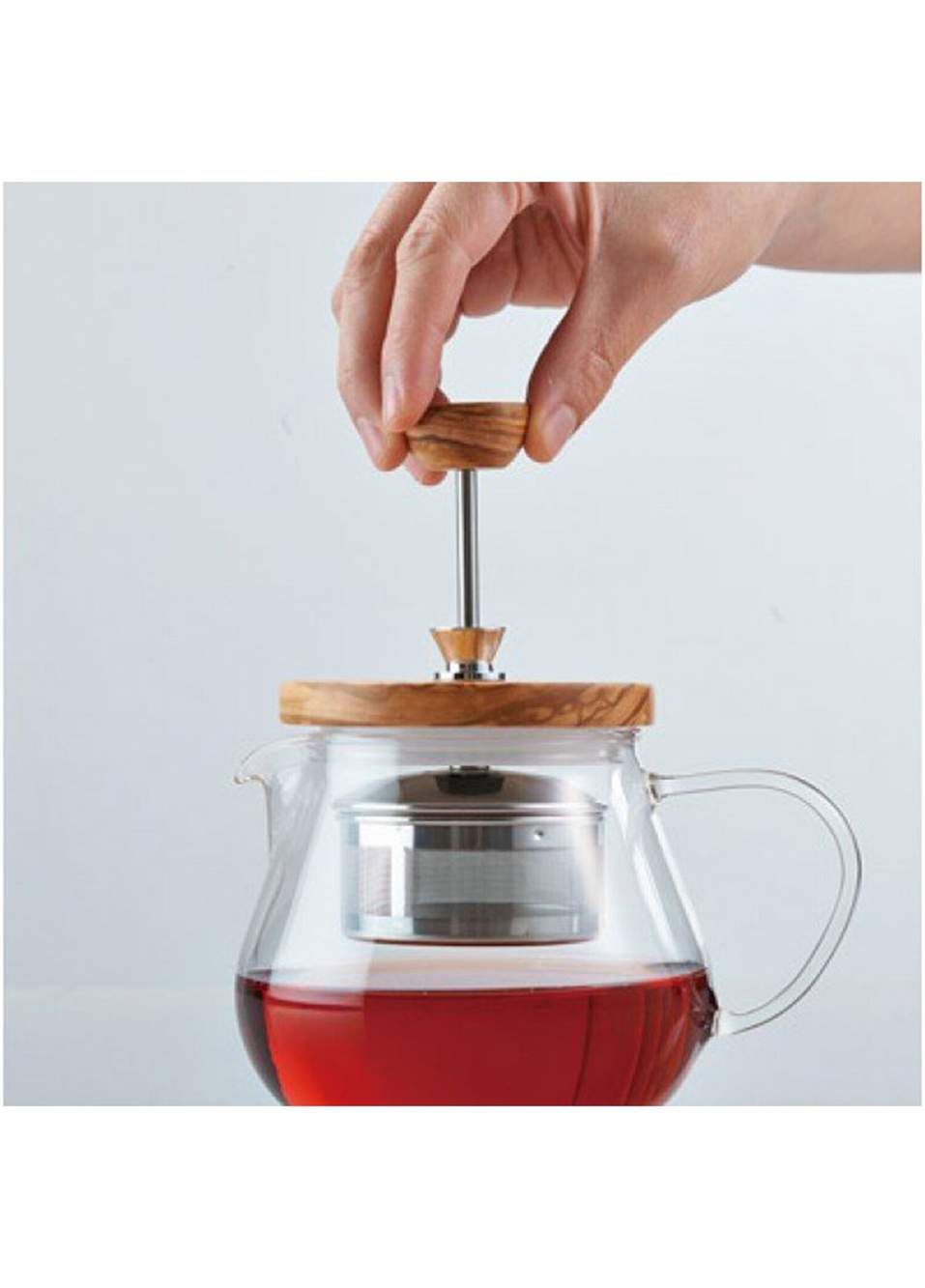 Teaor Wood Pull-Up Tea Maker 700 ml — Product image 3 of 4