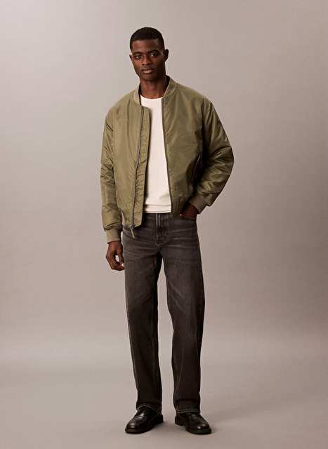 Calvin Klein Jeans Yesil Erkek Bomber Regular Fit Mont Lv04rc526gldy Ls Jeans Hero Bomber