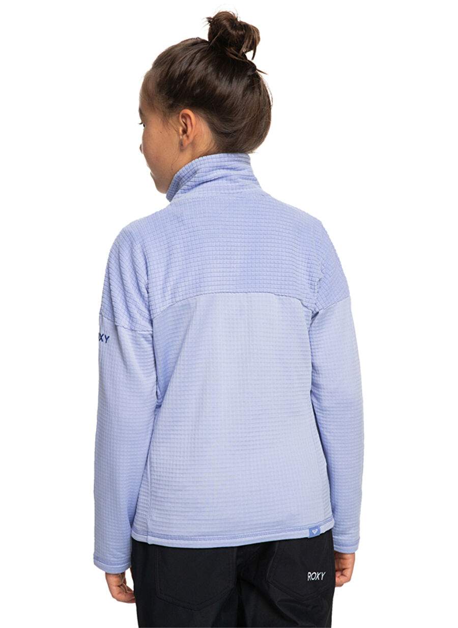 Quiksilver Lila Kız Çocuk Dik Yaka Polar Üst ERGFT03836 — صورة المنتج 3 من 3