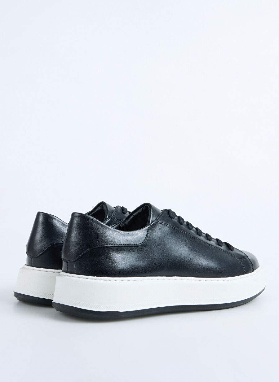 Factory Black Men's Leather Sneakers JAROD — Product image 3 of 11