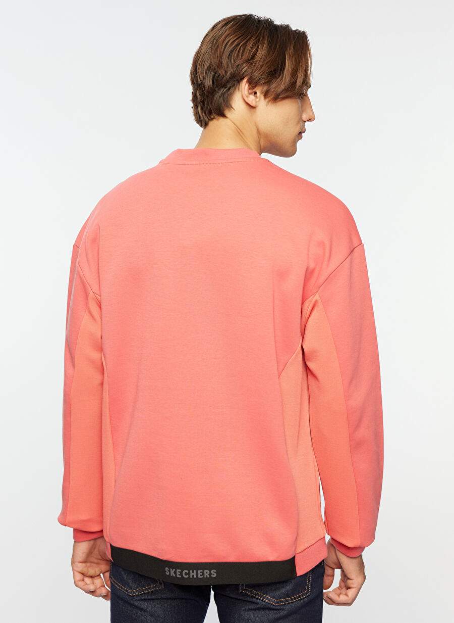 Skechers Pembe Erkek Bisiklet Yaka Sweatshirt -620M 2XI-Lock Crew Neck Sweatshirt — Product image 5 of 5