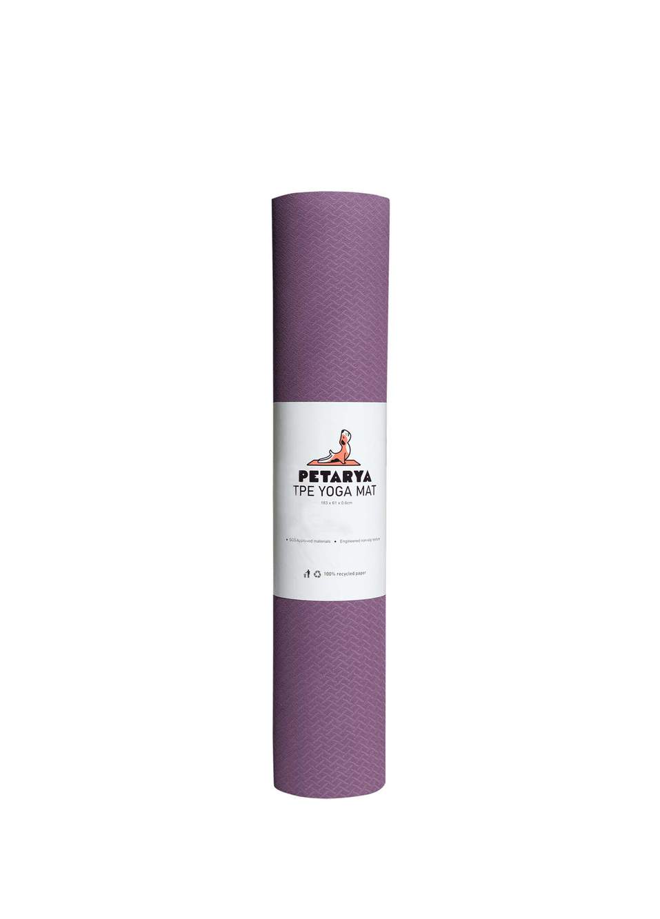 Refresh Series 6 Mm Mor Tpe Kaydırmaz Yoga Matı — صورة المنتج 3 من 5