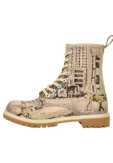 Women Vegan Leather Beige Long Boots - One way only Design