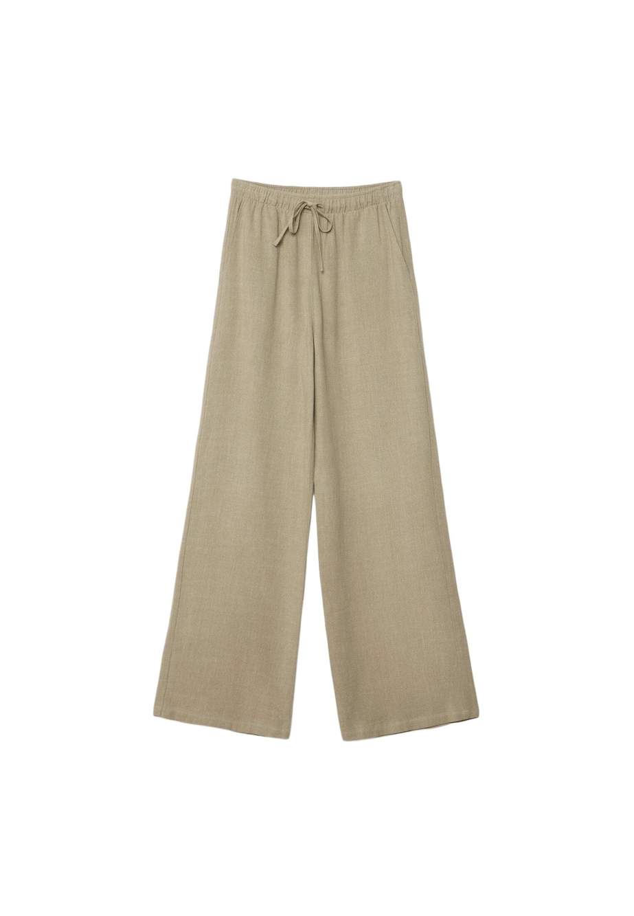 Flowing linen-effect trousers — Product image 35 of 51