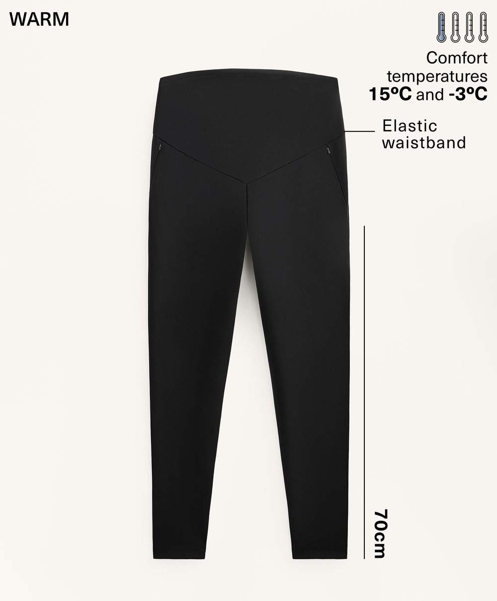 Warm 70cm ankle-length maternity leggings — صورة المنتج 8 من 13