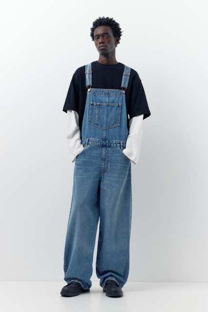 Denim overalls