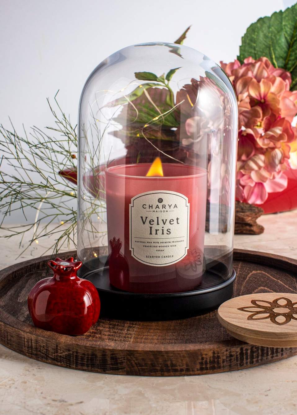 Velvet Iris Doğal ve Vegan Mum 230 g — Product image 4 of 4