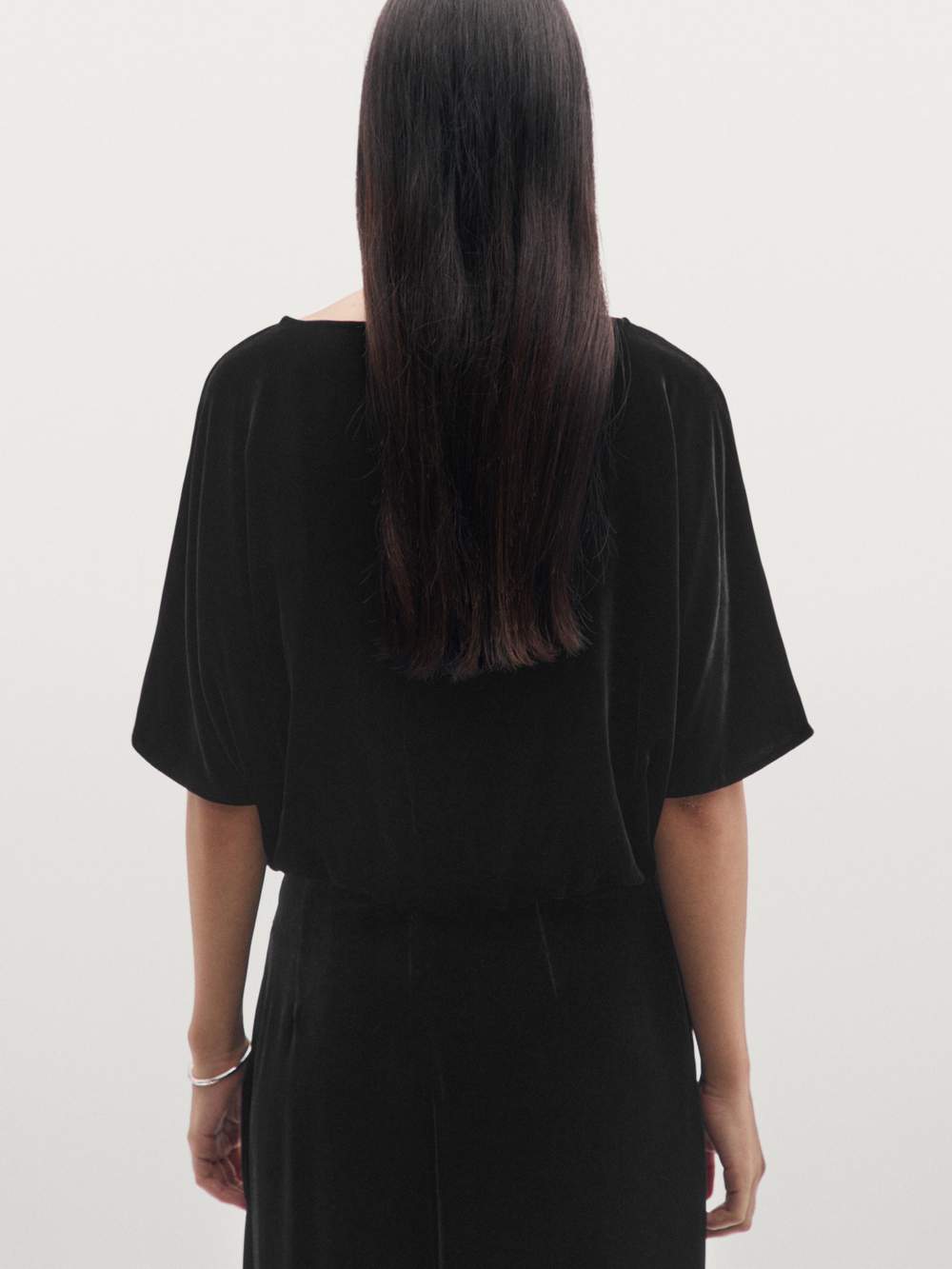 Velvet batwing sleeve top — Product image 7 of 11