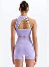 Line Detailed Eyelash Sports Bra Amethyst Purple — Product image 13 of 30