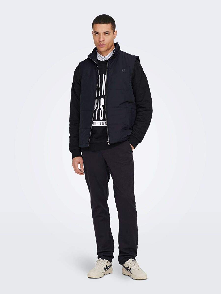 Only & Sons Erkek Şişme Fit Yelek Onsmelvin -  22024154 — صورة المنتج 5 من 7