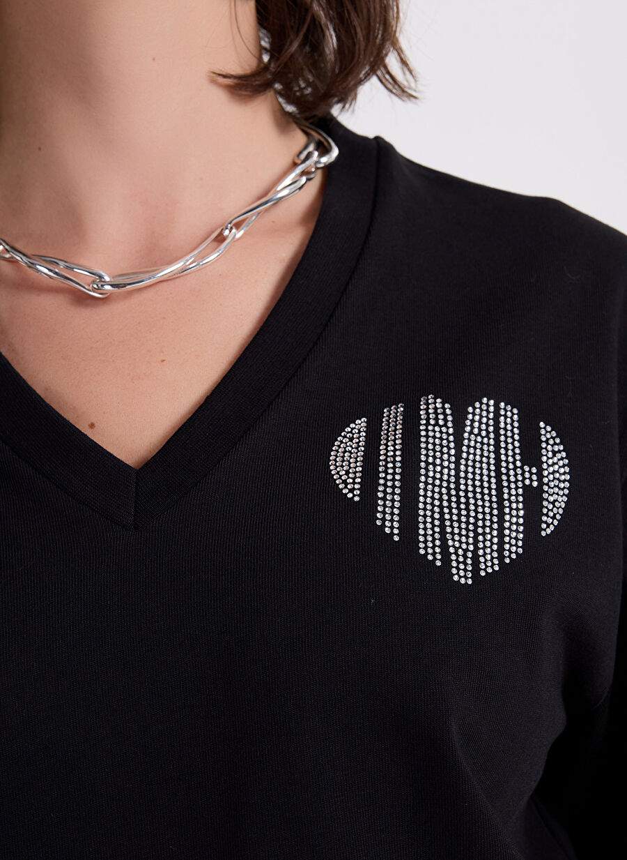 In The Mood For Love Siyah Kadın %100 Pamuk T-Shirt ITMFL-TST51 — صورة المنتج 5 من 6